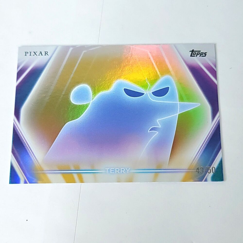 Terry Topps 2026 Disney Neon Gold Holo Parallel Refractor Limited 43/50